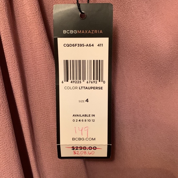 BCBG Dress, Dusty Rose, Size 4 - Picture 4 of 6